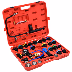 vidaXL Cooling System & Radiator Cap Pressure Tester 28 Piece Temperature Kit