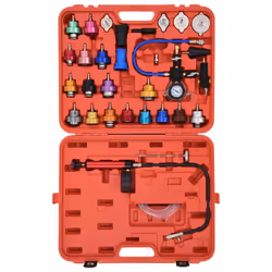 vidaXL 28x Cooling System & Radiator Cap Pressure Tester Garage Equipment Tool