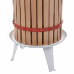 vidaXL Fruit and Wine Press with Cloth Bag 30L Oak Wood Juice Squeezer Maker