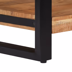vidaXL Solid Acacia Wood Coffee Table 60x60x40cm Living Room Furniture Stand - Additional view 5