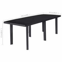 VidaXL 45597 outdoor table Anthracite - Additional view 5