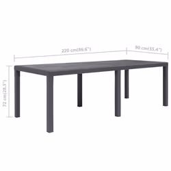VidaXL 45609 outdoor table Brown - Additional view 5