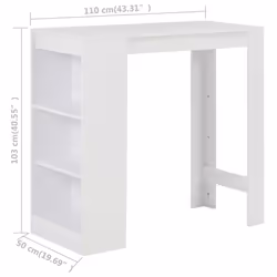 VidaXL 280211 kitchen/dining table - Additional view 4