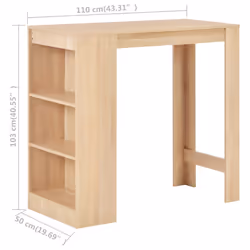 VidaXL 280213 kitchen/dining table - Additional view 6