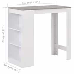 VidaXL 280214 kitchen/dining table - Additional view 6