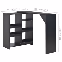 VidaXL 280223 kitchen/dining table - Additional view 6