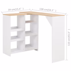 VidaXL 280225 kitchen/dining table - Additional view 6