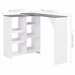 VidaXL 280226 kitchen/dining table - Additional view 6
