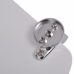 vidaXL 2x Toilet Seats with Lids MDF White Bathroom WC Accessory - Additional view 6