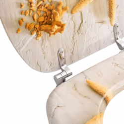 vidaXL Toilet Seats with Lids Bathroom WC Accessory WC Seat 2 pcs MDF Sea Star - Additional view 10
