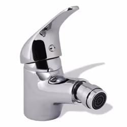 vidaXL 2x Bidet Faucets Chrome Bathroom Basin Bath Shower Mixer Tap Furniture