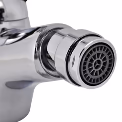 vidaXL 2x Bidet Faucets Chrome Bathroom Basin Bath Shower Mixer Tap Furniture
