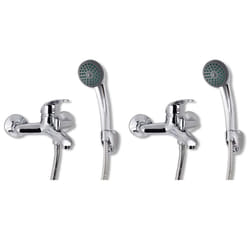 vidaXL 2x Mixer Showers Bathroom Accessory Faucet Tap Head Plumbing Fixture