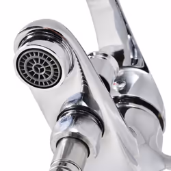 vidaXL 2x Mixer Showers Bathroom Accessory Faucet Tap Head Plumbing Fixture - Additional view 5