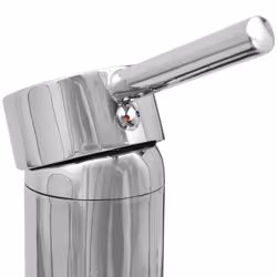 vidaXL 2x Bathroom Faucet Mixer Taps Chrome Bath Plumbing Fixture Fitting