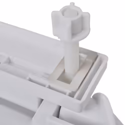 vidaXL 2x Toilet Seats with Soft Close Lids Plastic White Bathroom Accessory