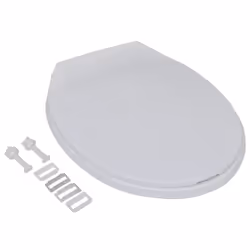 vidaXL 2x Toilet Seats with Soft Close Lids Plastic White Bathroom Accessory - Additional view 5