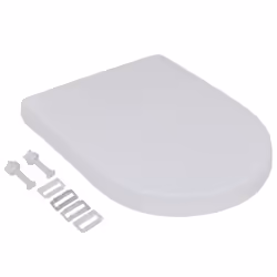 vidaXL 2x Toilet Seats with Soft Close Lids Plastic White Bathroom Accessory - Additional view 4