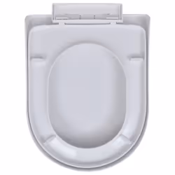 vidaXL 2x Toilet Seats with Soft Close Lids Plastic White Bathroom Accessory - Additional view 6