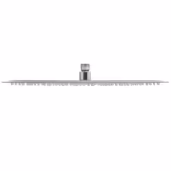 vidaXL 2x Rain Shower Head Stainless Steel 40cm Water Saving Bath Accessory