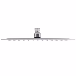 vidaXL 2x Rain Shower Head Stainless Steel 25x25cm Water Saving Bath Accessory