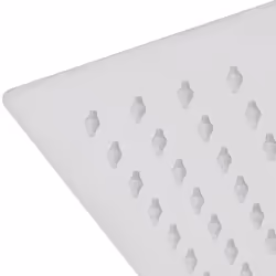 vidaXL 2x Rain Shower Head Stainless Steel 25x25cm Water Saving Bath Accessory - Additional view 4