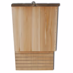 vidaXL 4x Bat Houses 22x12x34cm Wood Outdoor Garden Habitat Home Box Station - Additional view 3