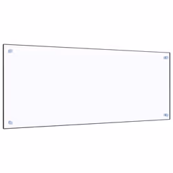 vidaXL Kitchen Backsplash Wall Panel Transparent 100 x 40 cm Tempered Glass