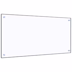 vidaXL Kitchen Backsplash Wall Panel Transparent 100 x 50 cm Tempered Glass