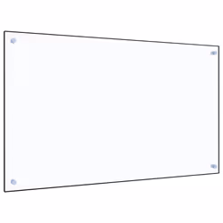vidaXL Kitchen Backsplash Wall Panel Transparent 100 x 60 cm Tempered Glass