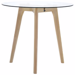 vidaXL 2x Side Table Set Tempered Glass Office Living Room Coffee Couch Table