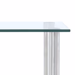 vidaXL Kitchen Shelf Transparent Tempered Glass 45x16x26cm Countertop Shelf - Additional view 4
