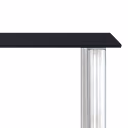 vidaXL Kitchen Shelf Tempered Glass Black 45x16x26cm Storage Rack Organiser - Additional view 4