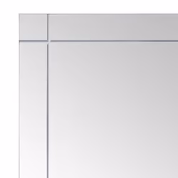 vidaXL Wall Mirror Glass Decorative Cosmetic Make up Mirror Home Decoration