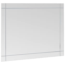 vidaXL Wall Mirror Glass Decorative Cosmetic Make up Mirror Home Decoration