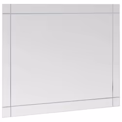 vidaXL Wall Mirror Glass Decorative Cosmetic Make up Mirror Home Decoration
