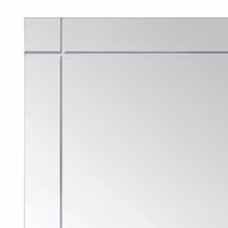 vidaXL Wall Mirror Glass Decorative Cosmetic Make up Mirror Home Decoration - Additional view 4