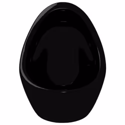 vidaXL Wall Hung Urinal with Flush Valve Ceramic Black Wall-mounted Urinal - Additional view 4
