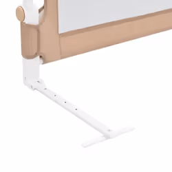 vidaXL Toddler Safety Bed Rail Taupe 102x42cm Polyester Kids Nursery Rail - Additional view 4