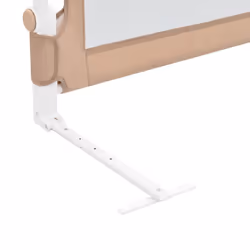 vidaXL Toddler Safety Bed Rail Taupe 150x42cm Polyester Kids Nursery Rail - Additional view 4