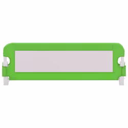 vidaXL Toddler Safety Bed Rail Green 120x42cm Polyester Kids Nursery Rail