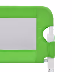 vidaXL Toddler Safety Bed Rail Green 120x42cm Polyester Kids Nursery Rail