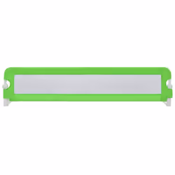 vidaXL Toddler Safety Bed Rail Green 180x42cm Polyester Kids Nursery Rail