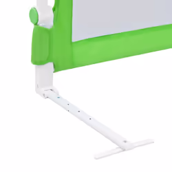 vidaXL Toddler Safety Bed Rail Green 180x42cm Polyester Kids Nursery Rail - Additional view 4