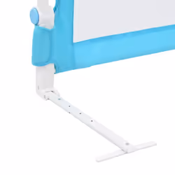 vidaXL Toddler Safety Bed Rail Blue 120x42cm Polyester Kids Nursery Rails - Additional view 4