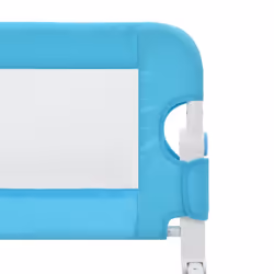 vidaXL Toddler Safety Bed Rail Blue 180x42cm Polyester Kids Nursery Rails