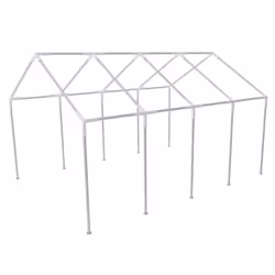 vidaXL Steel Frame for Party Tent 8x4m Canopy Gazebo Structure Accessories