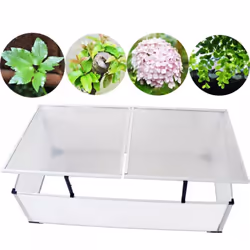 Cold Frame Mini Greenhouse Polycarbonate 109x56x41 cm