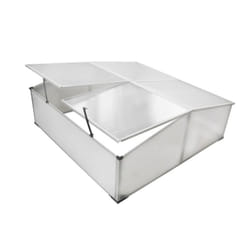vidaXL Cold Frame 4 Lids Outdoor Gardening Patio Plant Propagator Greenhouse