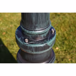 vidaXL Brighton Garden Light Post 2-arms 230cm Dark Green/Black Outdoor Lamp - Additional view 4